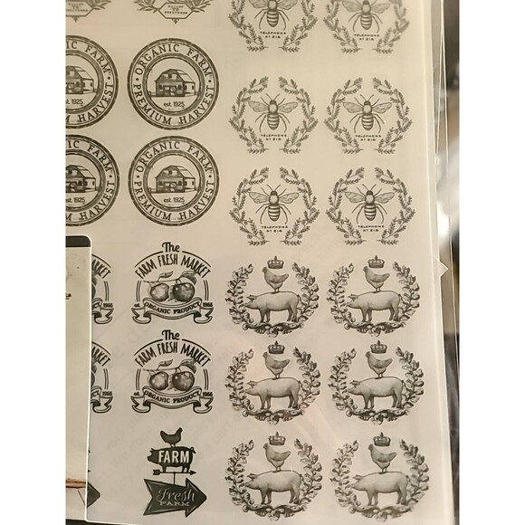 NEW Knob Transfers Redesign With Prima Farm Fresh Market Farmhouse - Picture 9 of 11